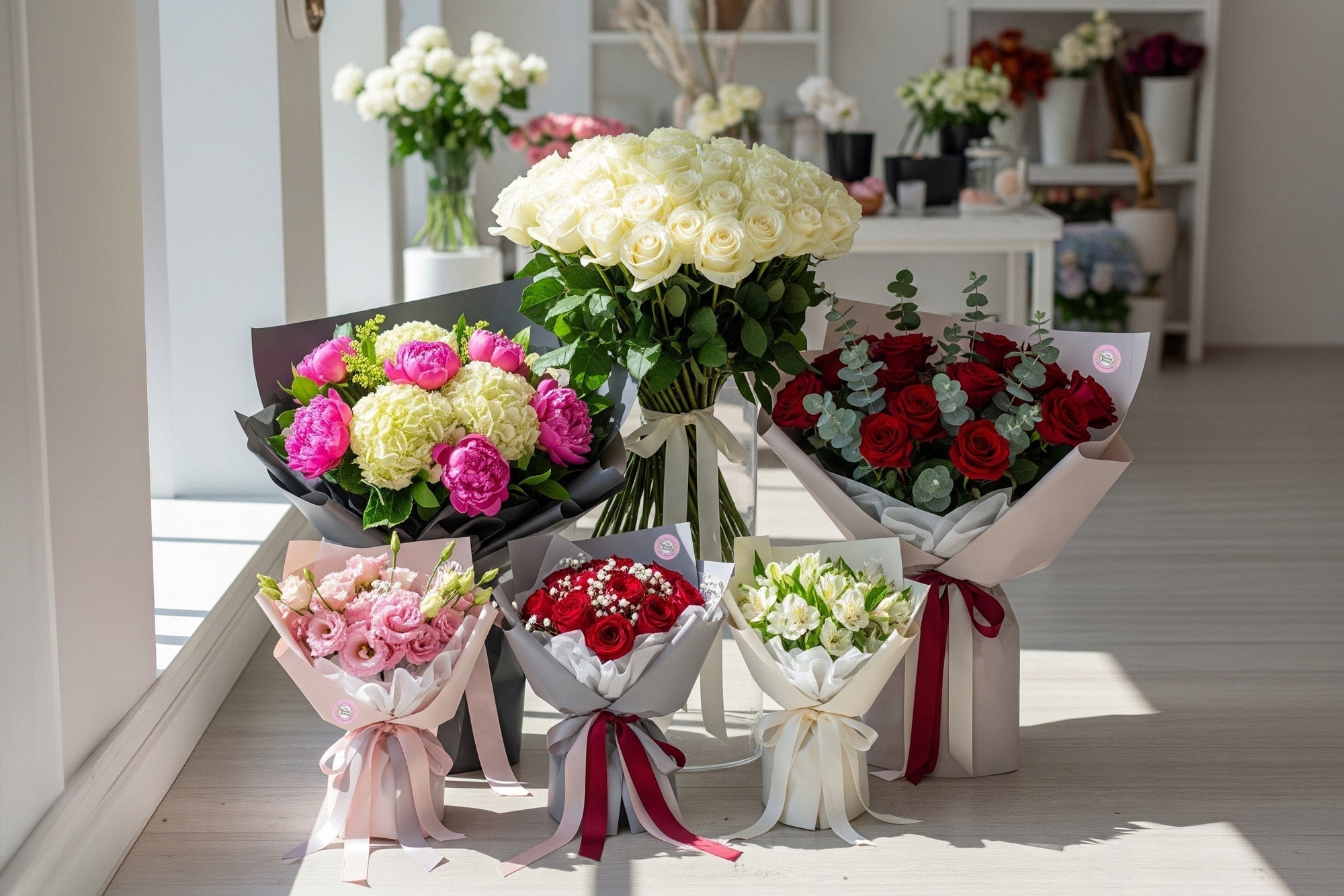 Buchete de Flori între 500 și 700 Lei în București