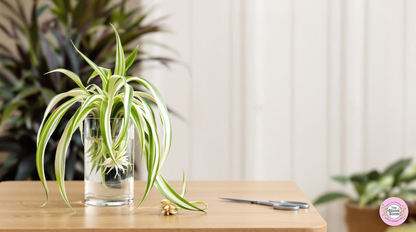 Planta păianjen (Chlorophytum comosum): îngrijire, înmulțire și beneficii