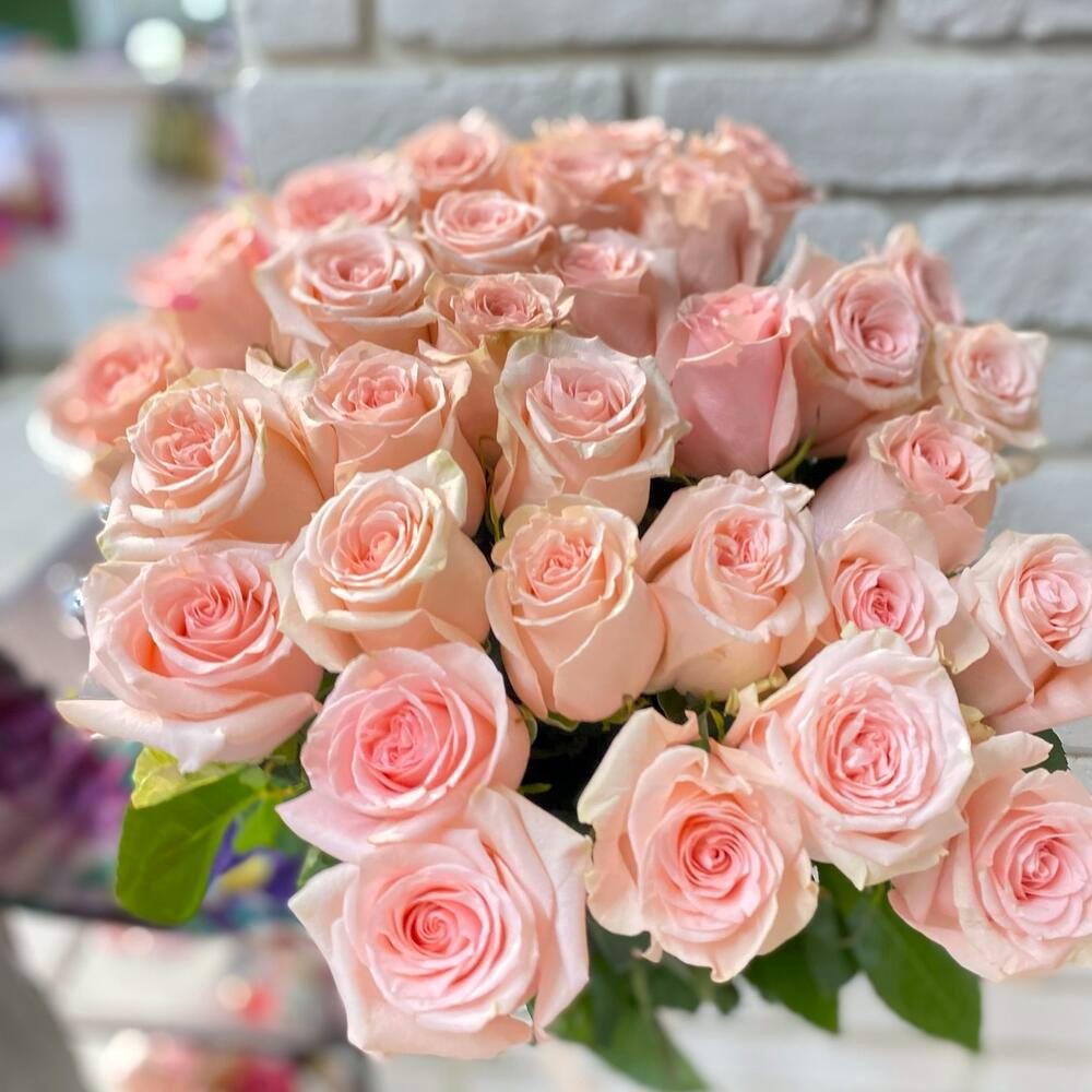 Mazzi di rose naturali rosa