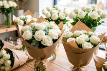 Bouquet di rose bianche