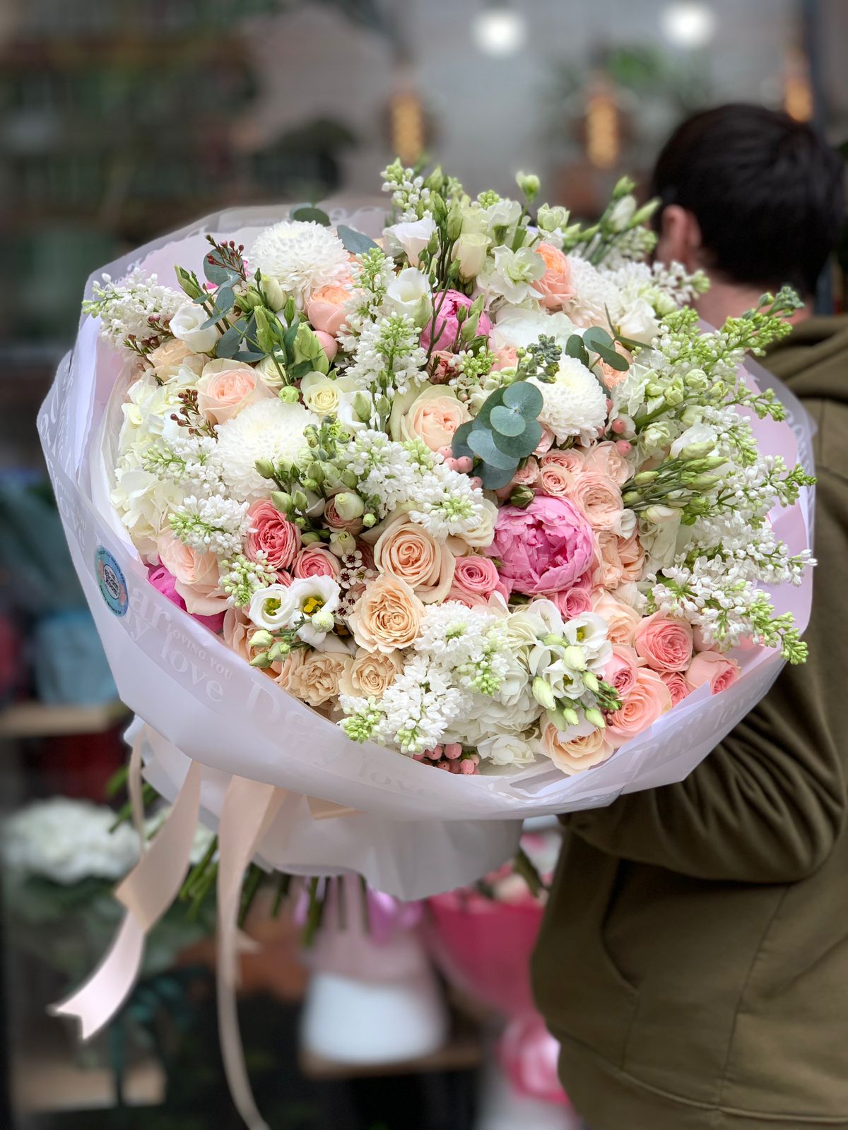 Buchet Premium cu Bujori și Hortensii