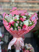 Bouquet misto rosa e bianco