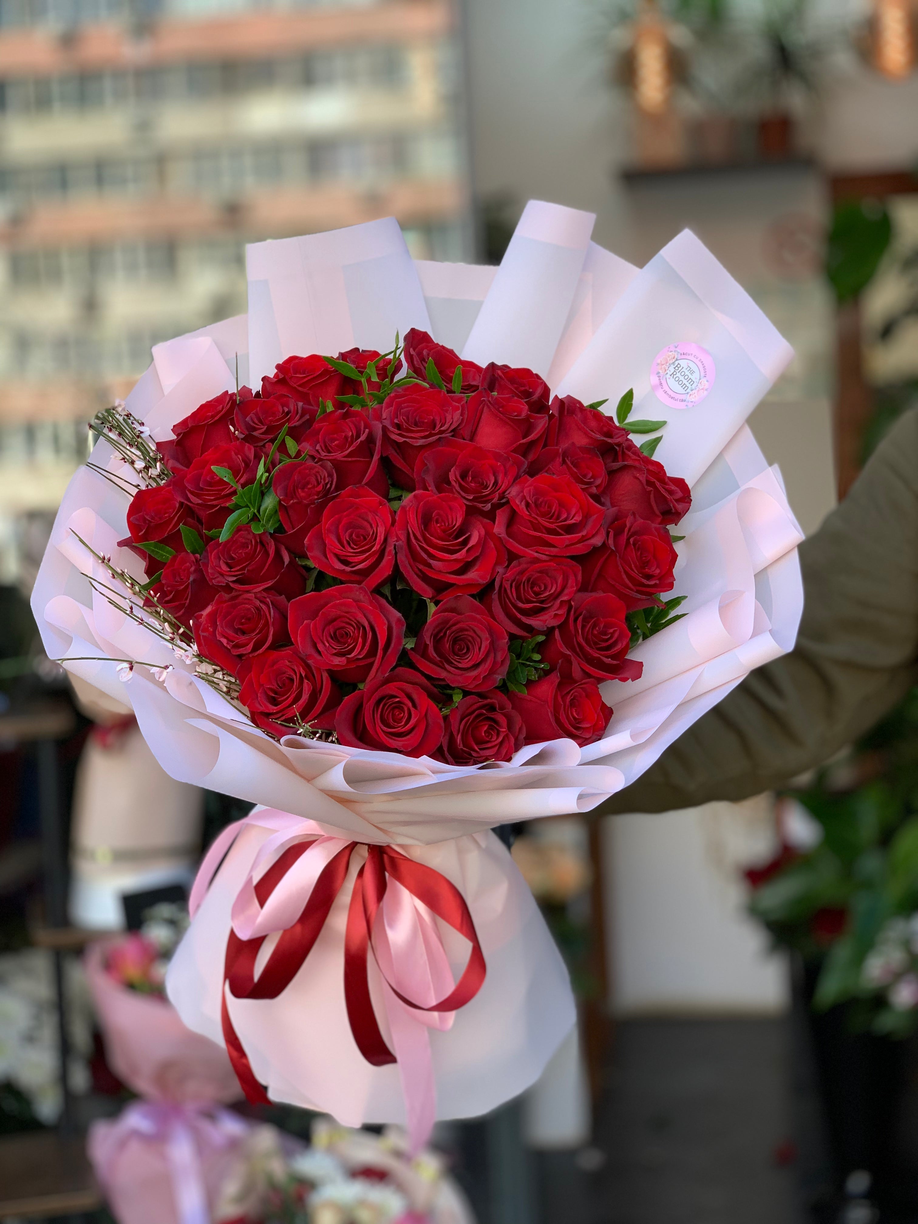 Bouquet 31 rose rosse