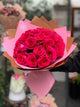 Bouquet di 21 rose rosse