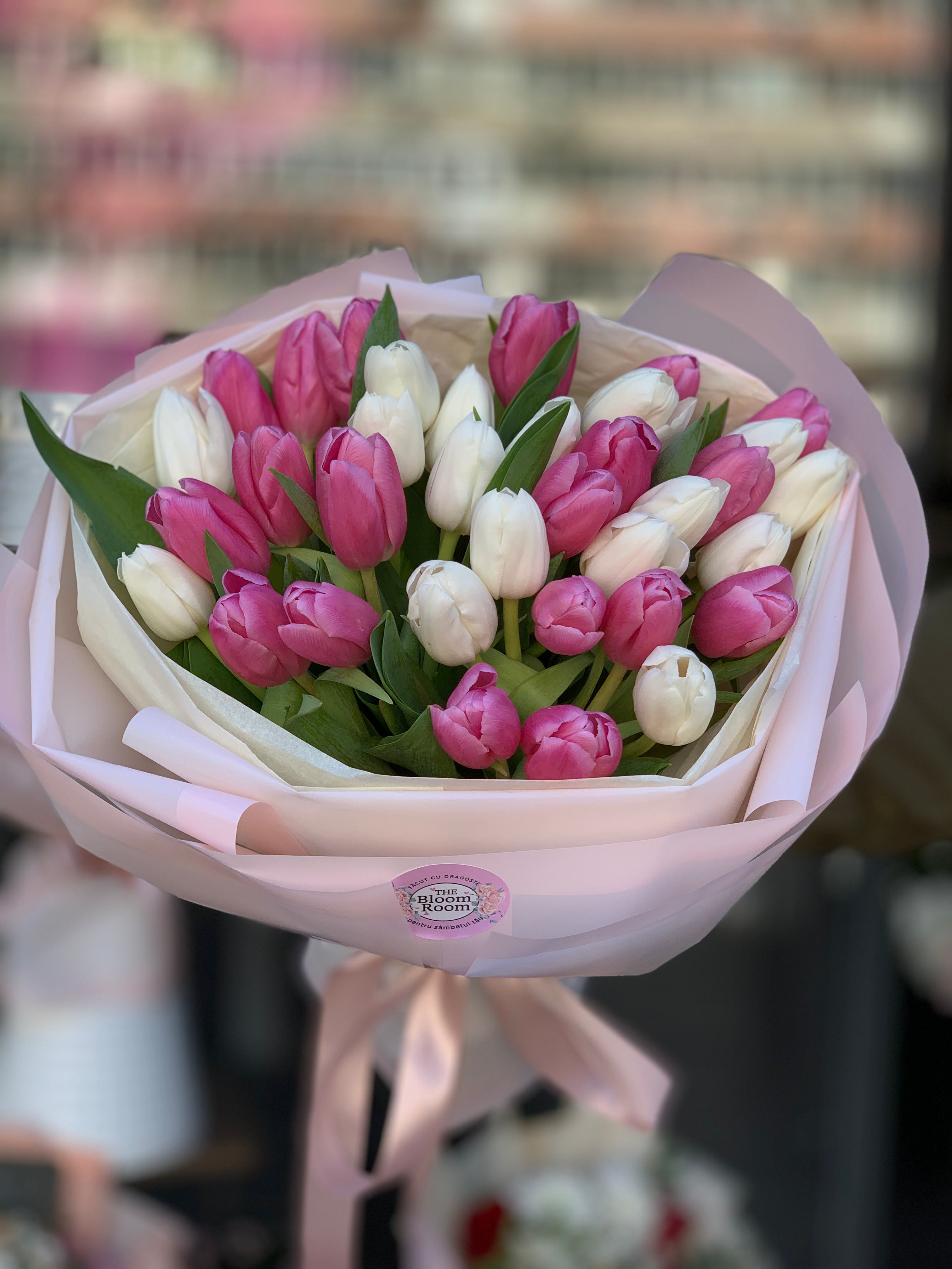 Buchet 35 Lalele Mix 