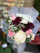 Buchet Mini Mix Bujori și Trandafiri - București Florarie