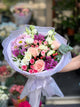 Mixed Bouquet with Roses and Chrysanthemums