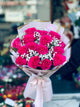 Buchet Trandafiri Fucsia Premium