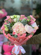 Buchet Mixt cu Hortensii Pastel