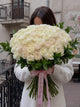 Bouquet di 101 rose bianche