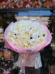 Bouquet di 45 peonie bianche