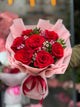 7 Premium Red Roses with Hamelacium, Obor, Bucharest