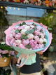 Bouquet 35 peonie rosa pastello